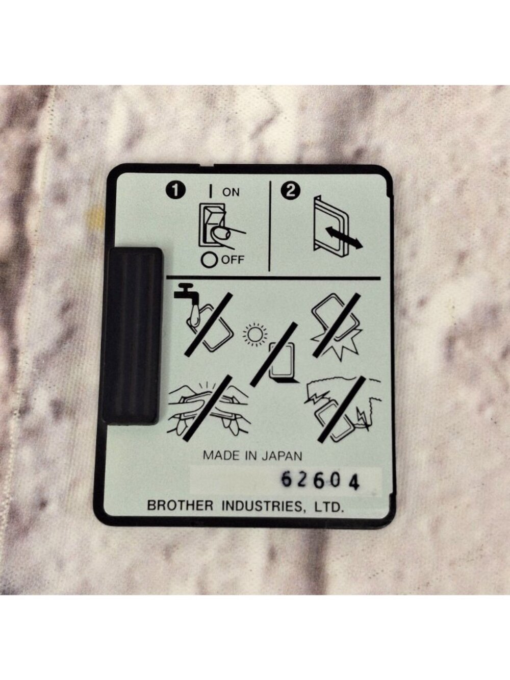Vintage Bernina Brother Industries Rewritable Embroidery Machine Design Card - Picture 6 of 6